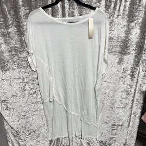 Chico's Classic White Tunic Top